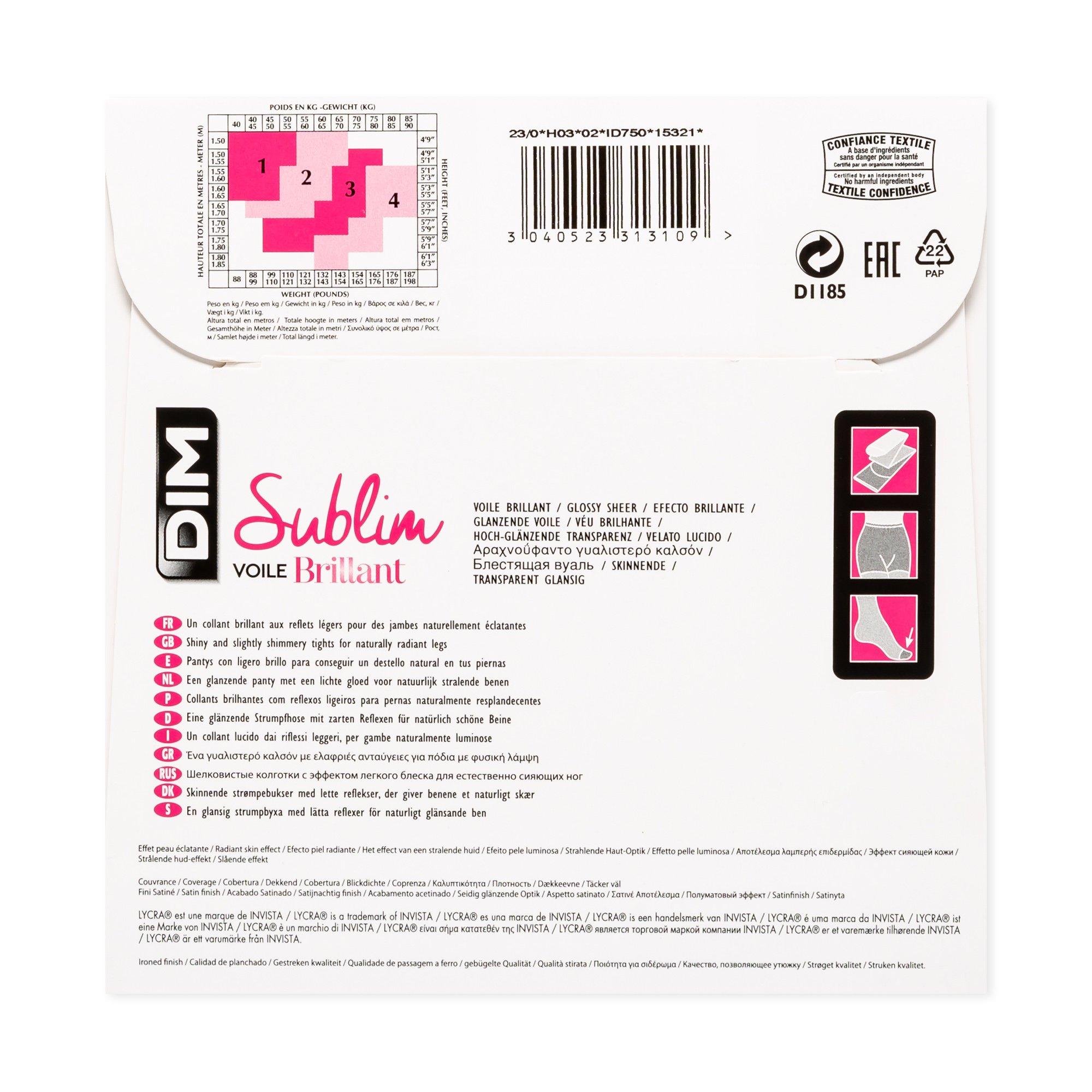 DIM Sublim Voile Brillant 15 Den Strumpfhose  