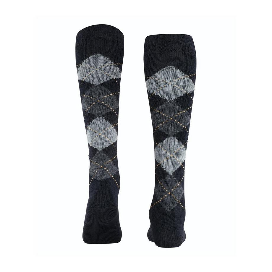 Burlington Kniestrümpfe Argyle-Muster  