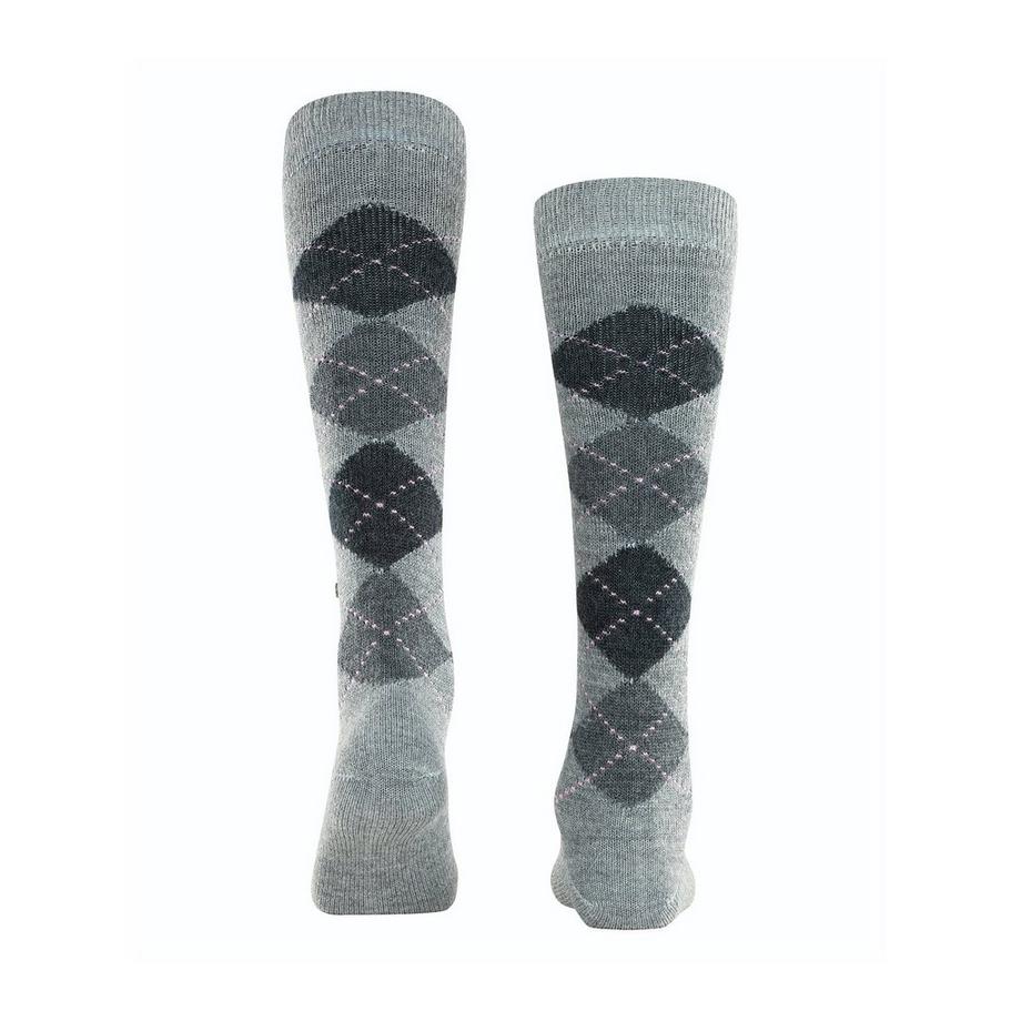 Burlington Kniestrümpfe Argyle-Muster  