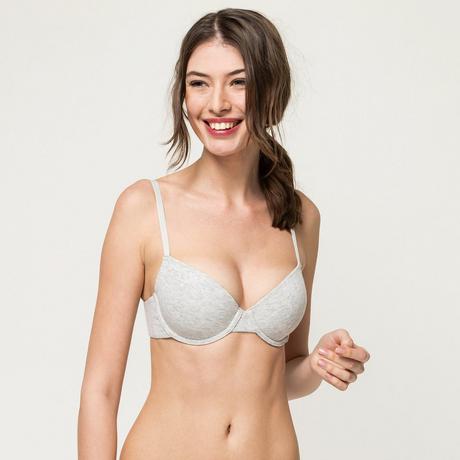 Manor Woman Organic Cotton Reggiseno con ferretto imbottito  