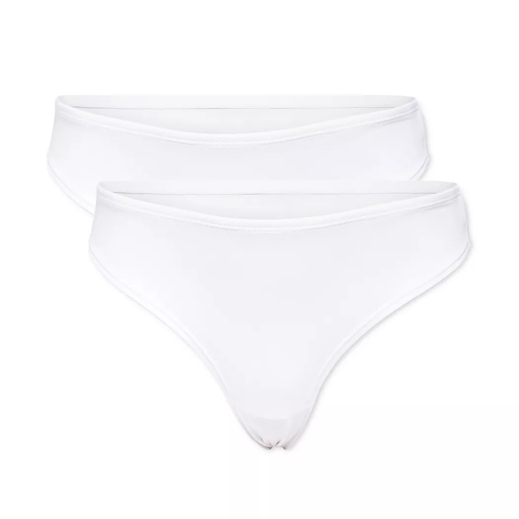Manor Woman - Multipack, String, für Damen, Weiss, Größe M