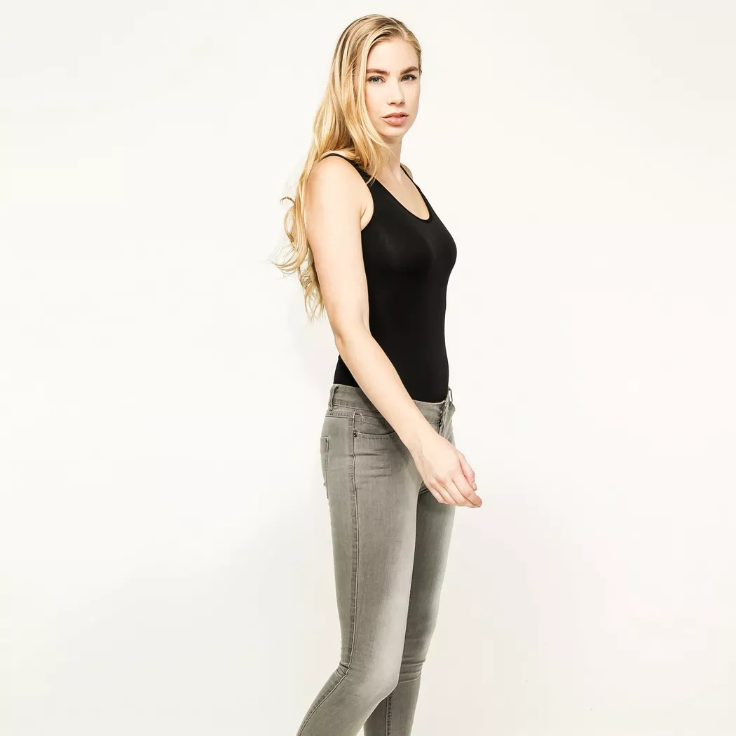 Manor Woman - Body, ohne Arm, für Damen, Black, Größe M
