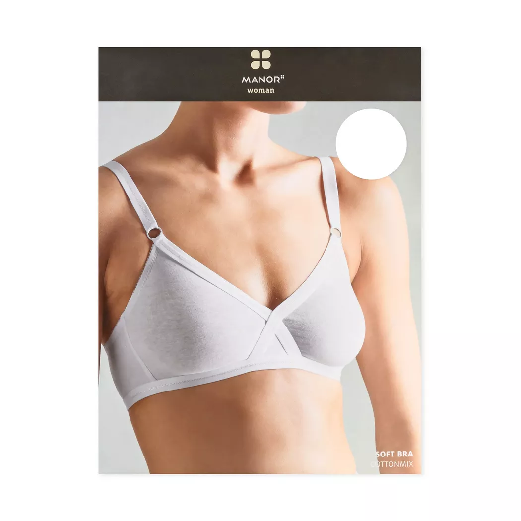 Manor Woman - Soft Bra, für Damen, Weiss, Größe 70C