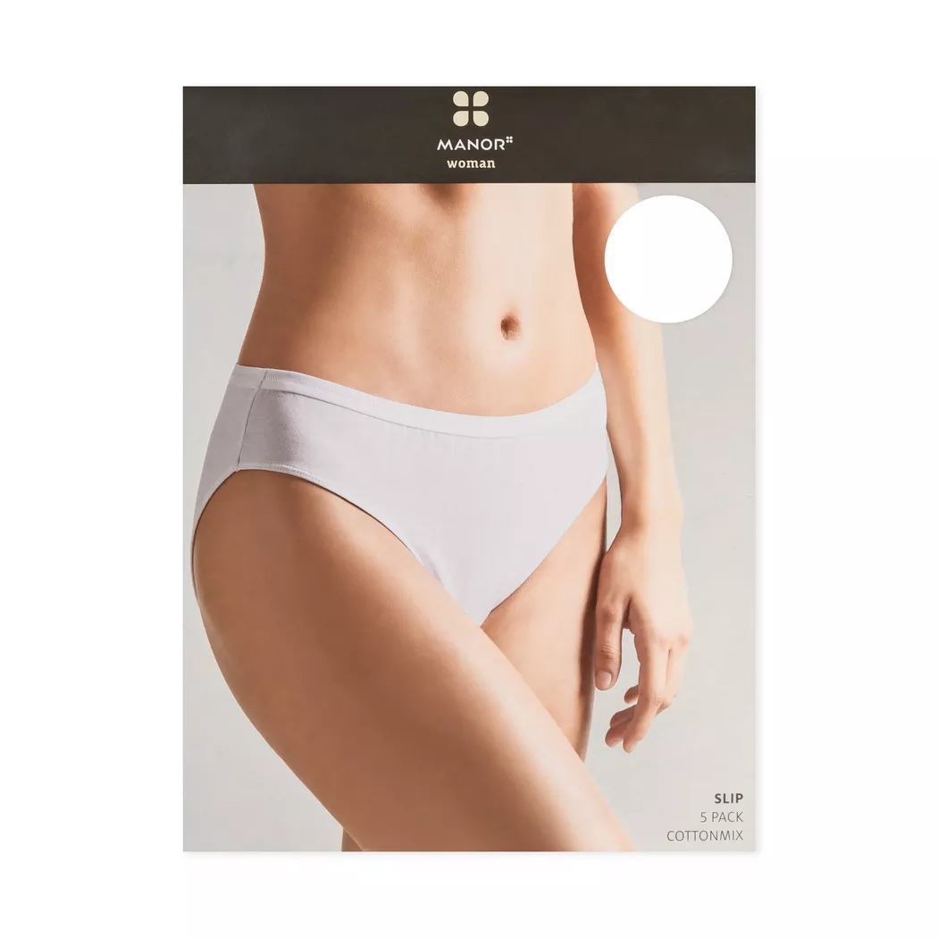 Manor Woman - Multipack Slip, für Damen, Weiss, Größe XS