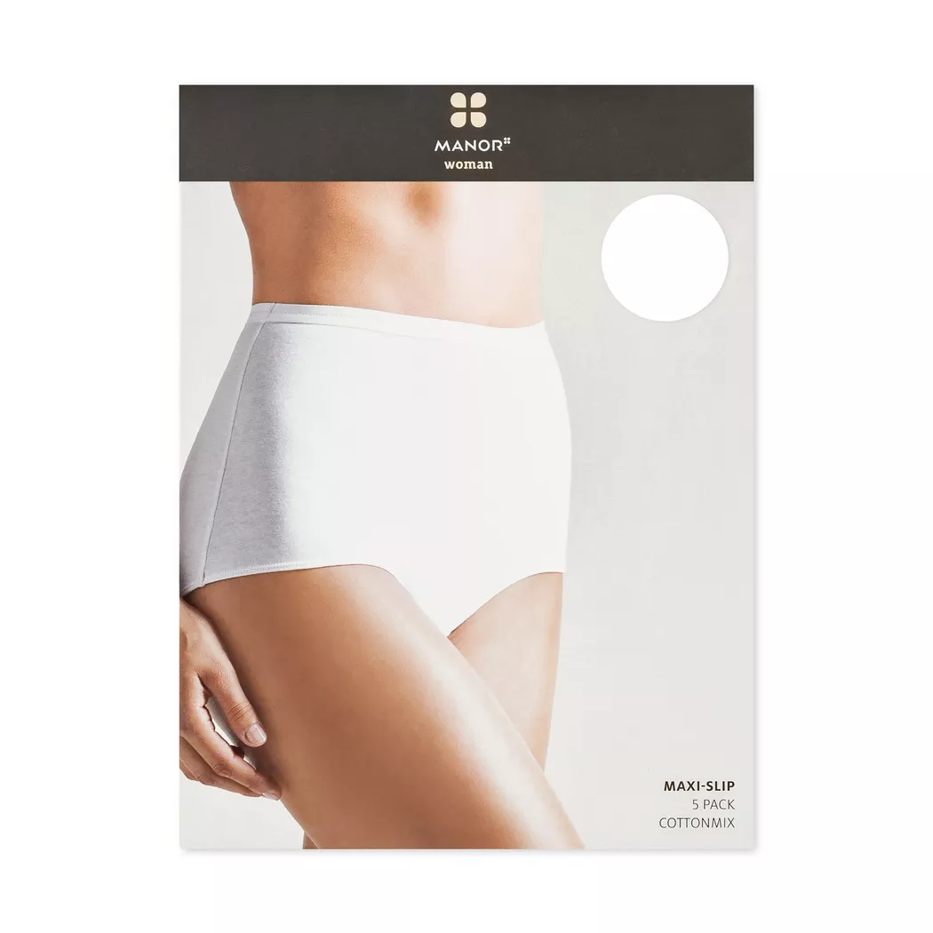 Manor Woman - Multipack Slip, für Damen, Weiss, Größe XS 3