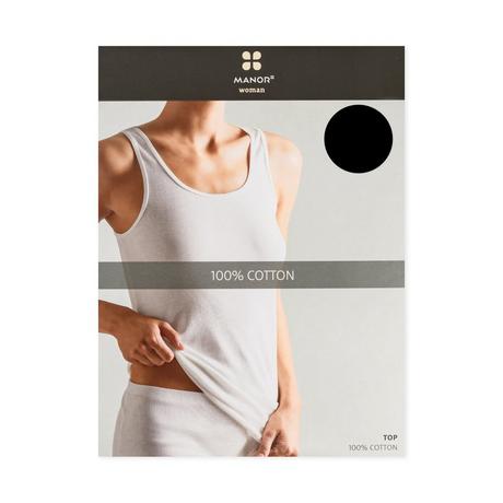 Manor Woman Top côtelé sans manches  