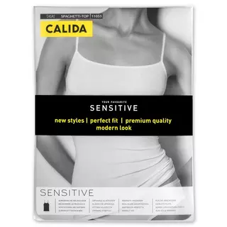 CALIDA Sensitive Top, bretelles Blanc