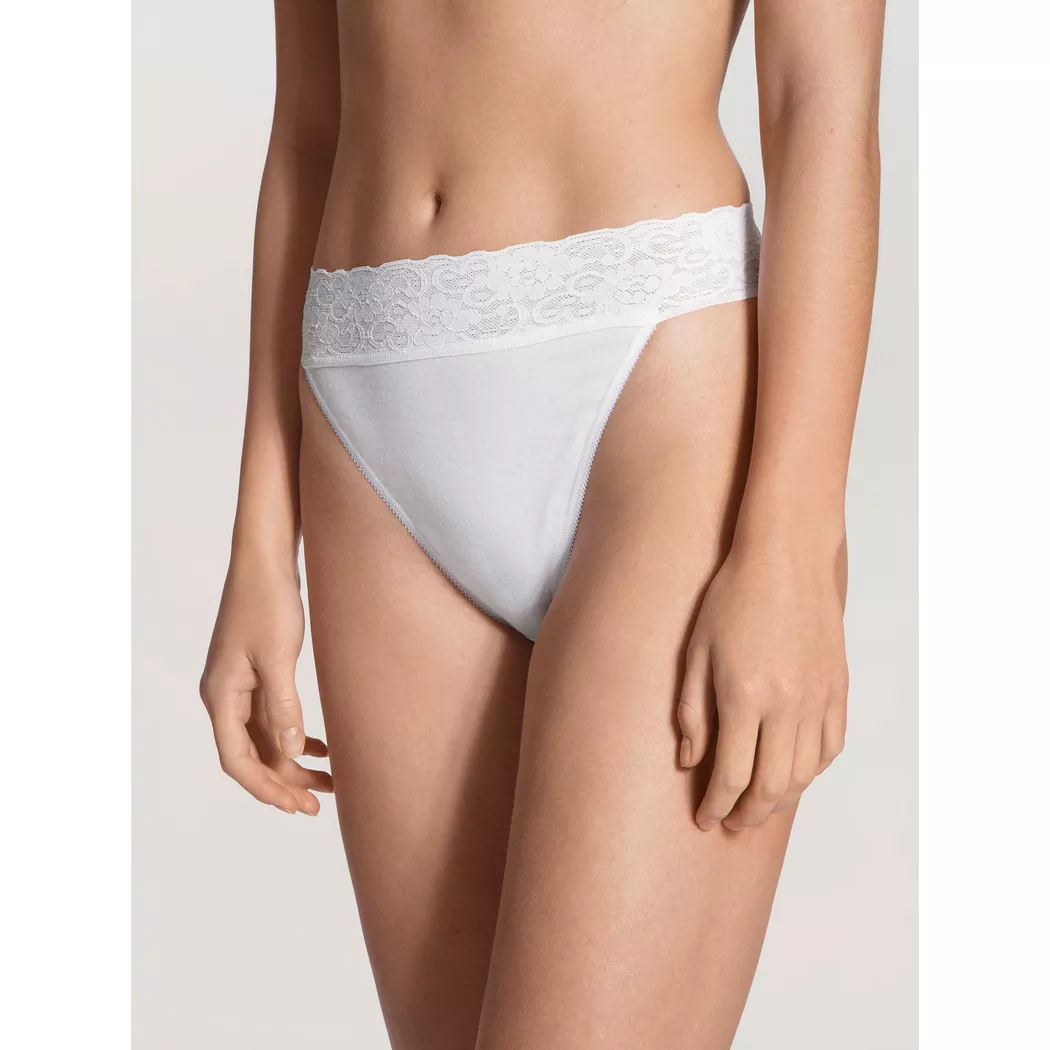 Calida - Tanga, für Damen, Weiss, Größe M