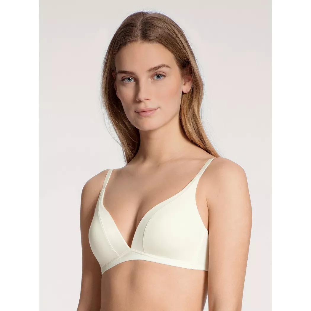 Calida - Bügelloser BH, wattiert, für Damen, Camel, Größe 70B