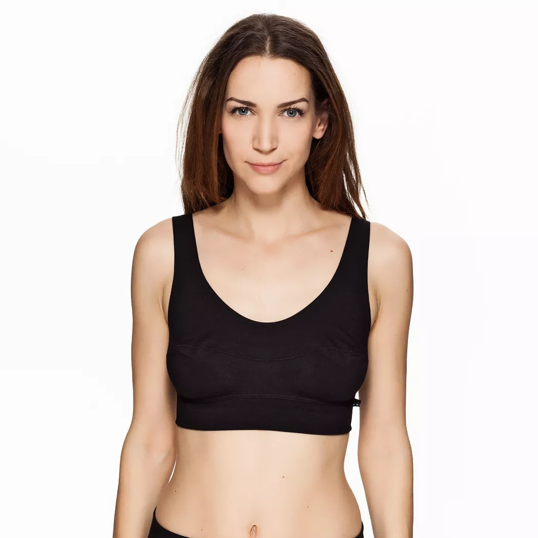 Calida - Bustier mit Träger, für Damen, Black, Größe L 2