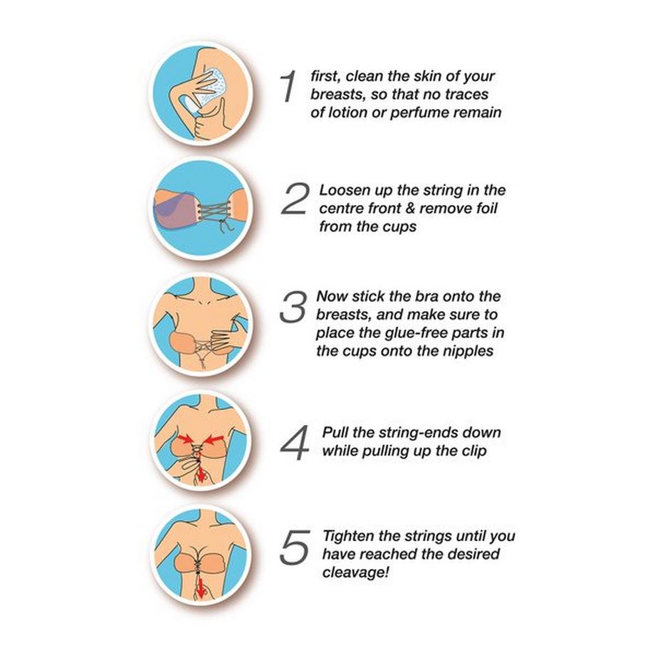 MAGIC Bodyfashion Va-Va-Voom Selbstklebender Push-Up BH  