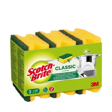 Scotch-Brite® Classic Griffschwamm, 3 Stück pro Packung

