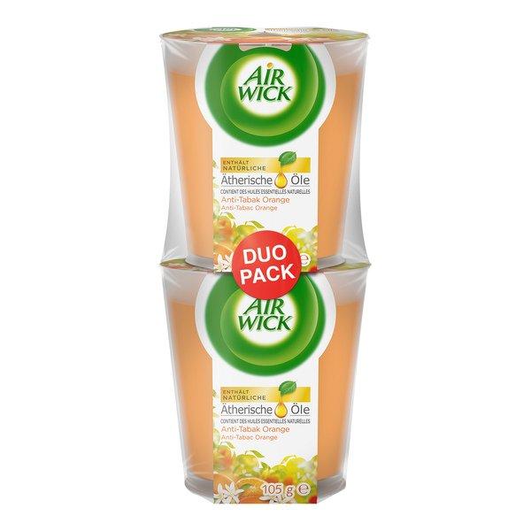 AIR WICK Duftkerzen Duo Anti-tabac Orange 