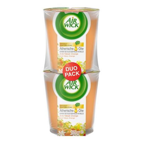 AIR WICK Duftkerzen Duo Anti-tabac Orange 