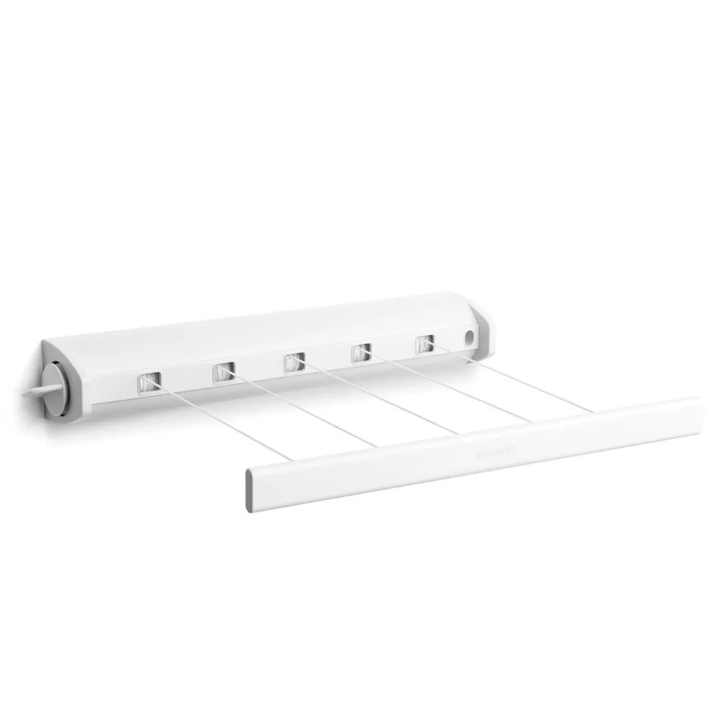 Brabantia Fil à Linge Rétractable Clotheslines White One Size