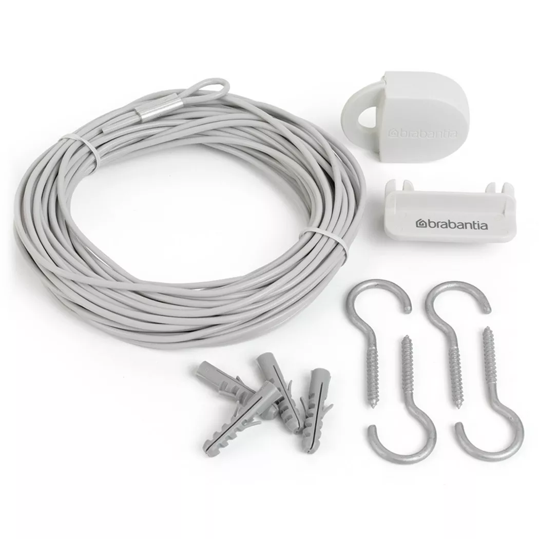 Brabantia - Wäscheleine, 12 Meter, Weiss