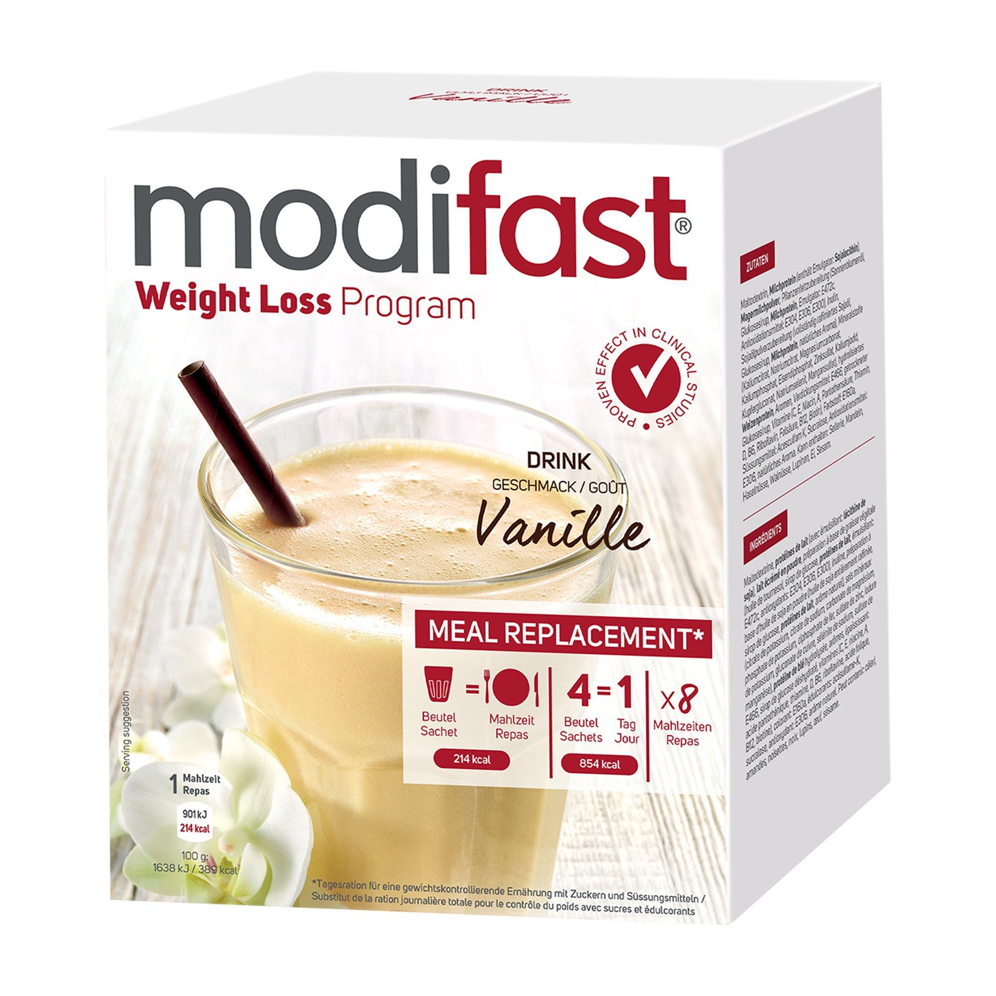 Image of modifast Drink Vanille Vanille Drink - 8X55G