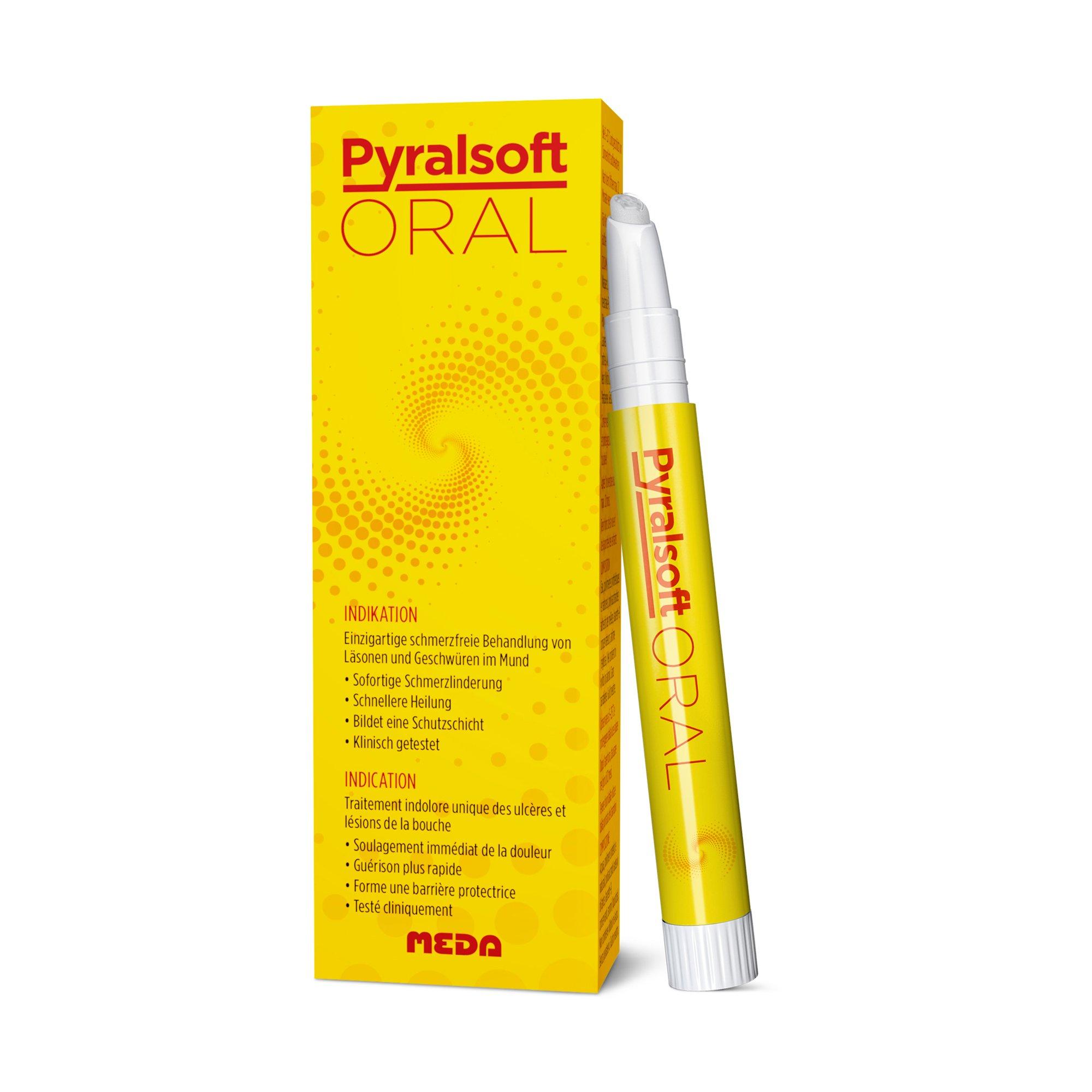 Pyralvex PYRALSOFT ORAL 3.3ML Bain de bouche 