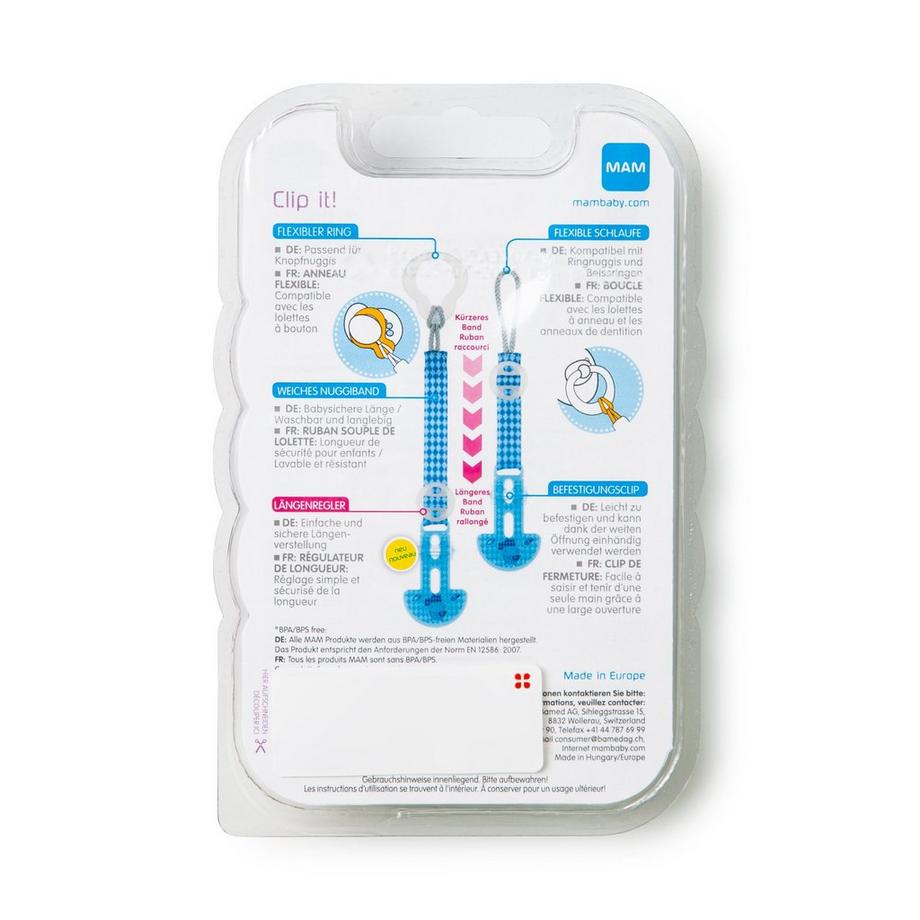 MAM Mam Clip It
 Collana ciuccio 