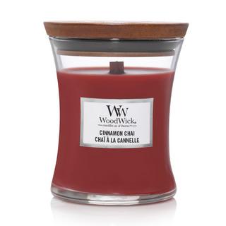 WoodWick Candela profumata Cinnamon Chai 