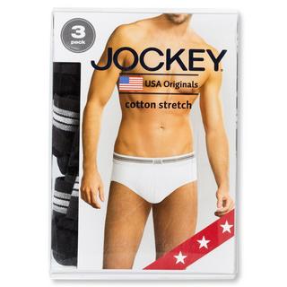 JOCKEY  Lot de 3 slips, sans ouverture 