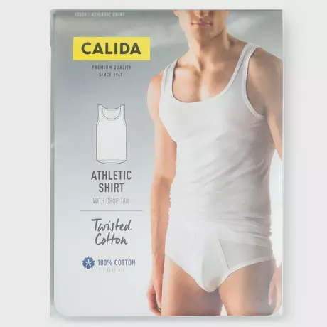 CALIDA T-Shirt, Body Fit, ohne Arm  Marine