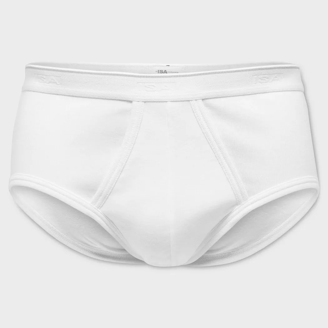 ISA bodywear - Slip mit Öffnung, für Herren, Weiss, Größe XL 4