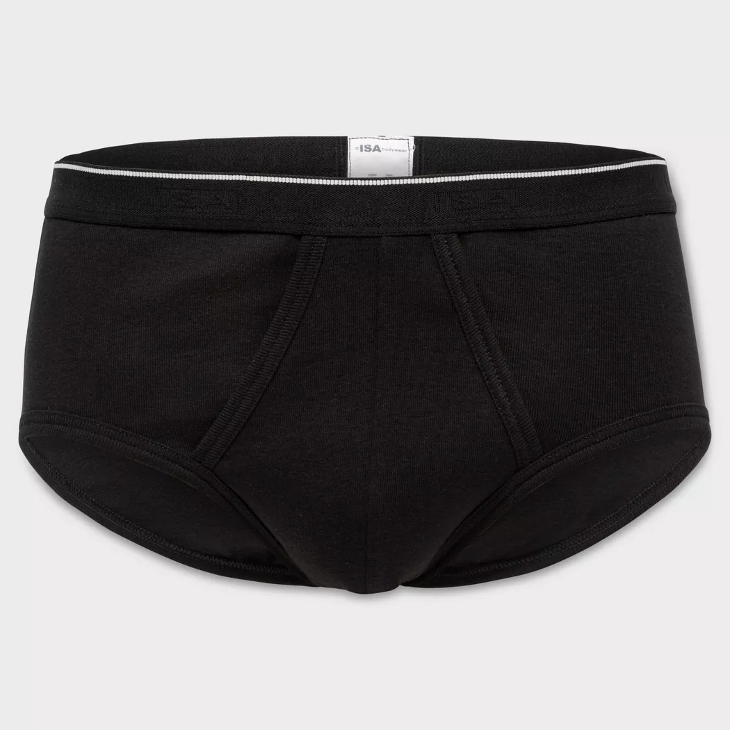 ISA bodywear - Slip mit Öffnung, für Herren, Black, Größe XL 2