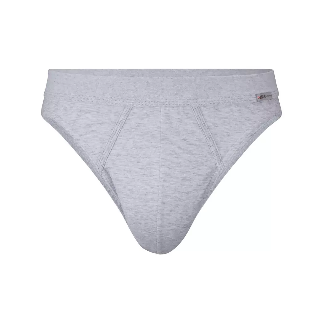 ISA bodywear - Slip mit Softbund, für Herren, Schwarz/Weiss, Größe XL