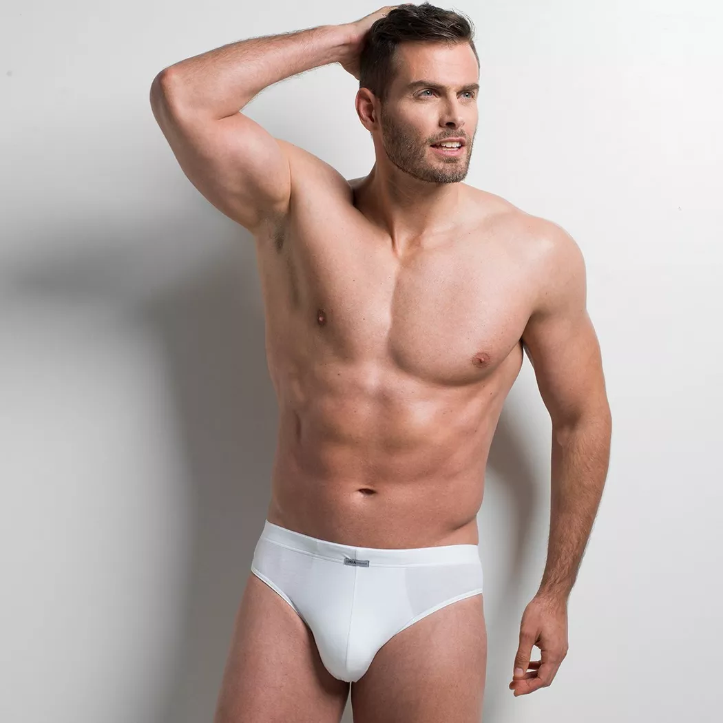 ISA bodywear - Slip, für Herren, Weiss, Größe M