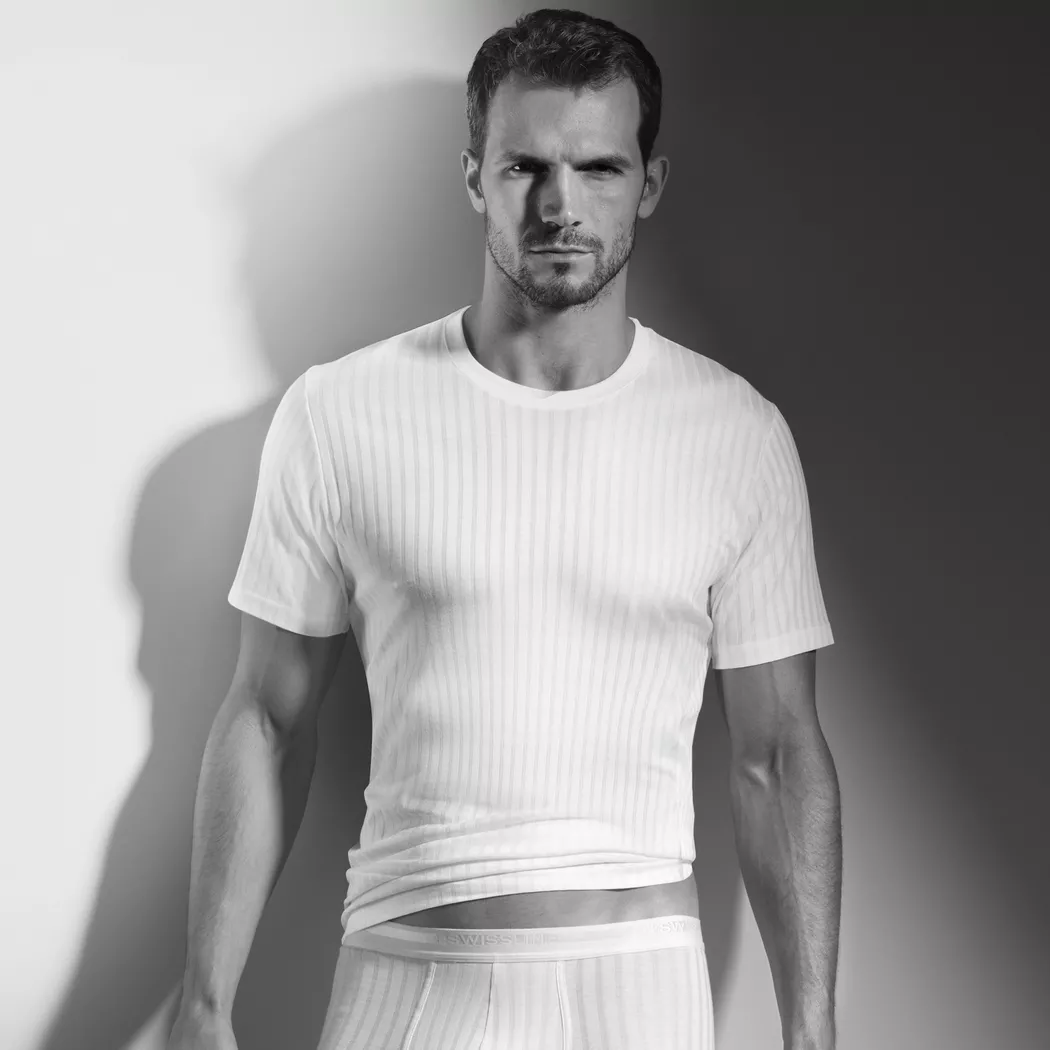 ISA bodywear - T-Shirt, Body Fit, kurzarm, für Herren, Weiss, Größe XXL