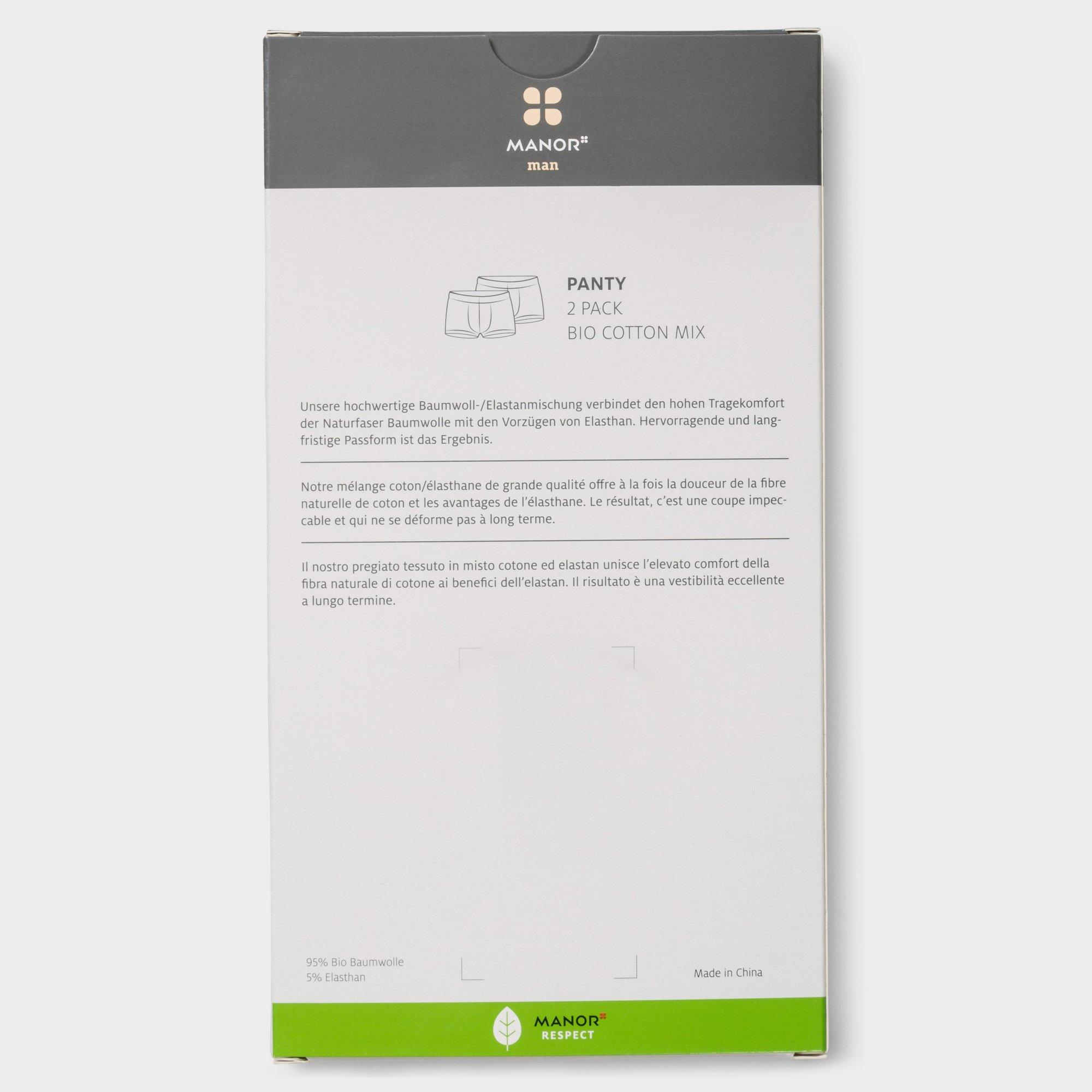 Manor Man Lot de 2 Boxers  