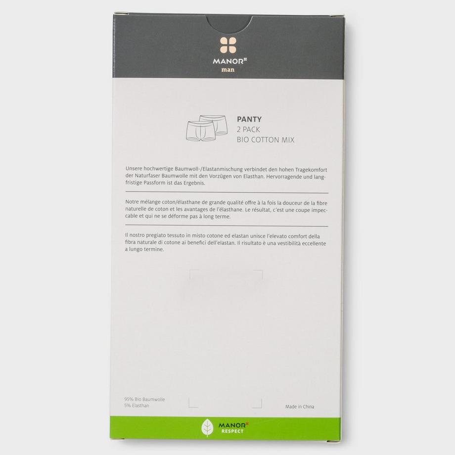 Manor Man Lot de 2 Boxers  