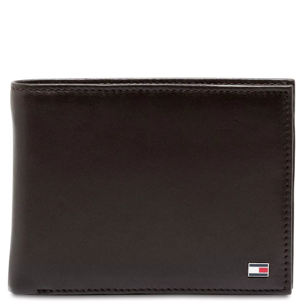 TOMMY HILFIGER Geldbörse  braun