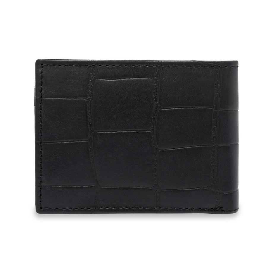 Manor Man Porte-monnaie Bi-Fold Gaufré Crocodile  