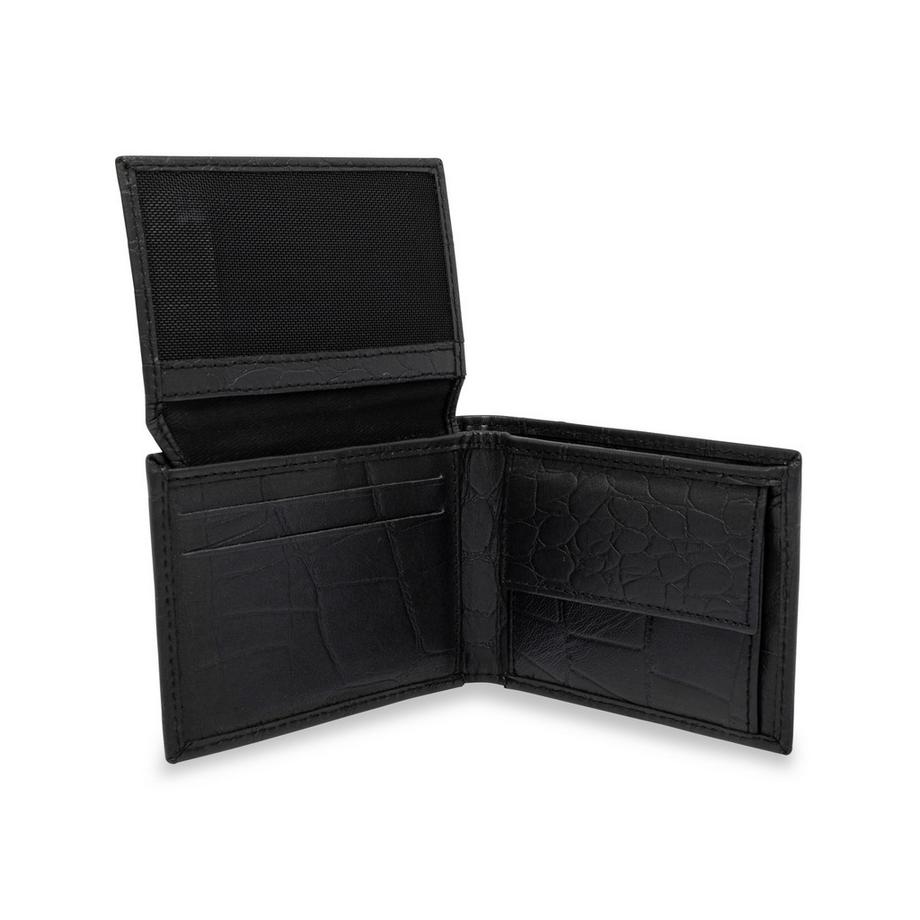 Manor Man Porte-monnaie Bi-Fold Gaufré Crocodile  