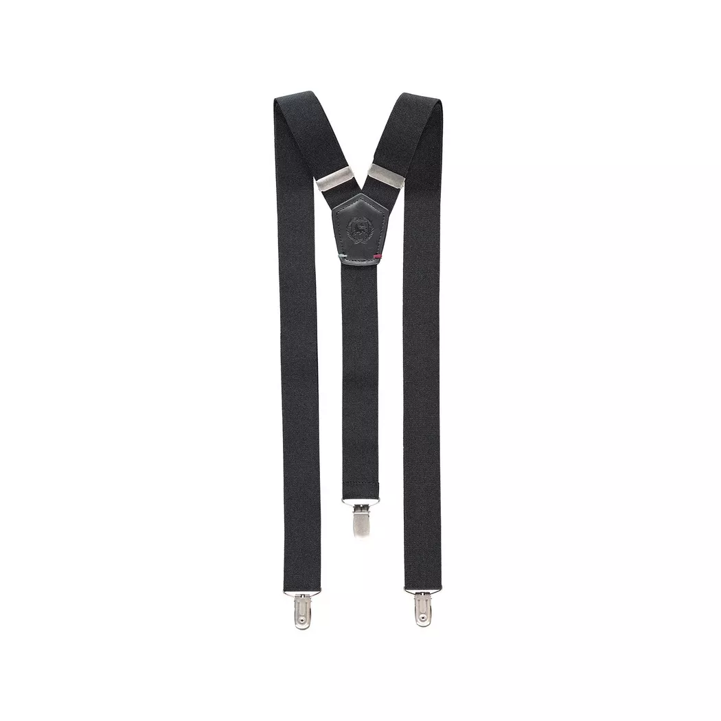 Hosenträger LERROS "Klassische Hosenträger", Herren, Gr. Normalgrößen, schwarz, 70% Polyester, 30% Elasthan, Hosenträger