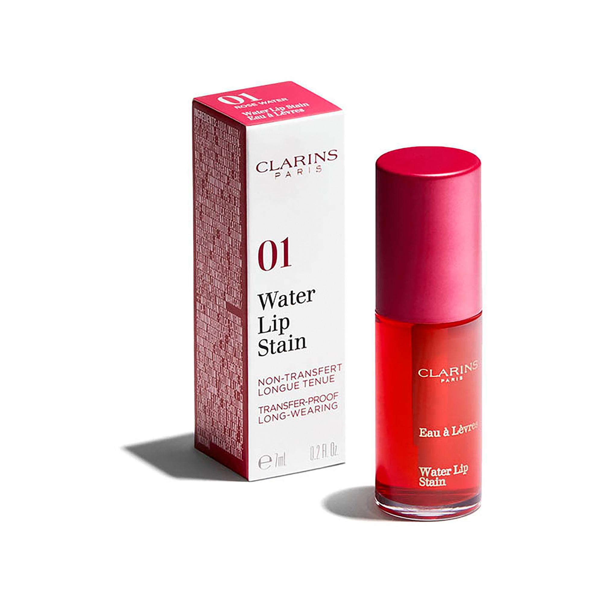 CLARINS WATER LIP SATIN 01 ROSE WATER 