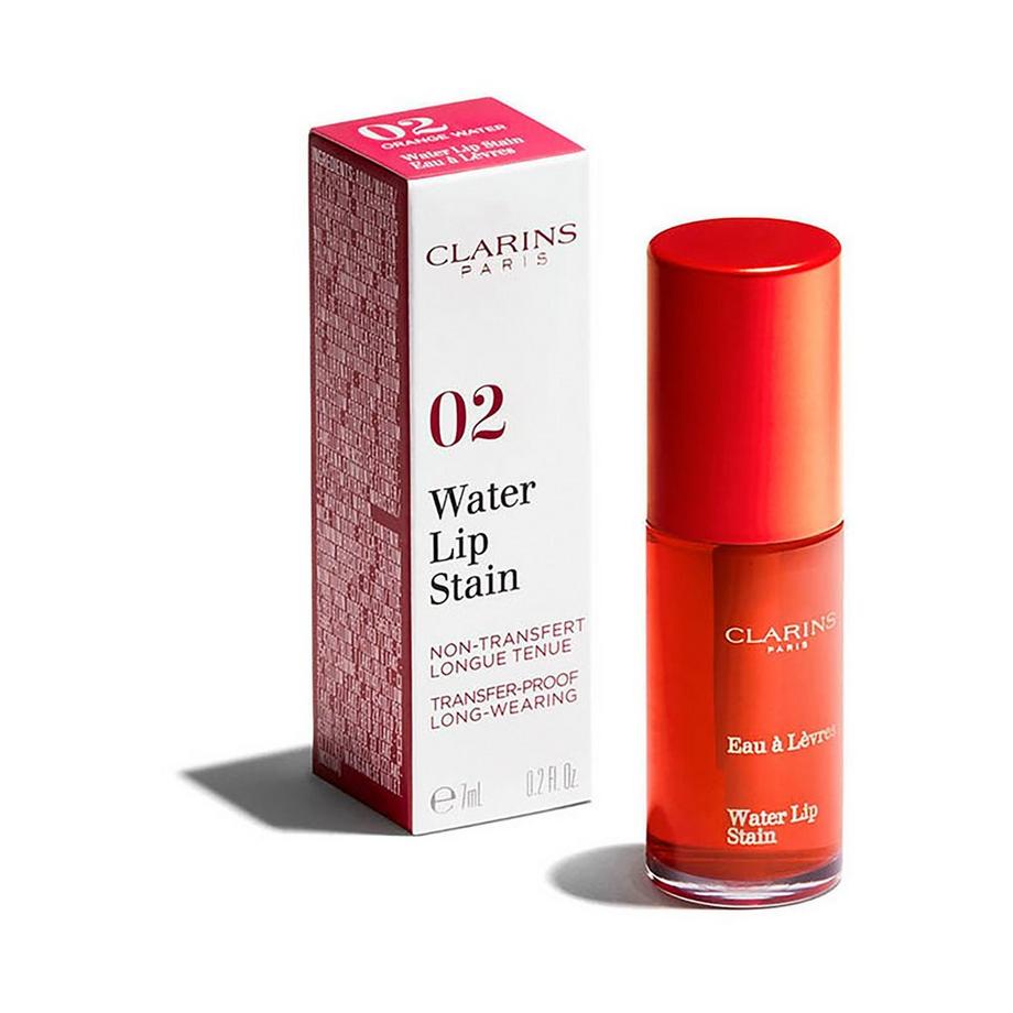 CLARINS WATER LIP SATIN 02 ORANGE WATER 