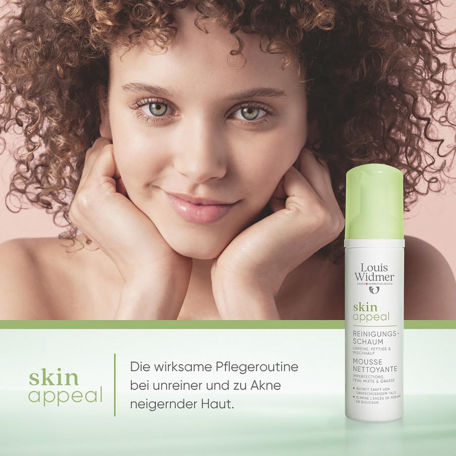 Louis Widmer Skin Appeal Liposol Mousse skinappeal Mousse nettoyante 