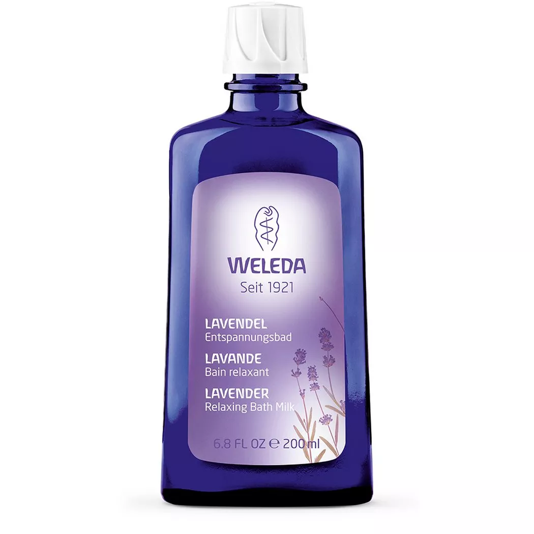 Weleda - Lavendel Entspannungsbad, Lavendel Bademilch, 200 ml