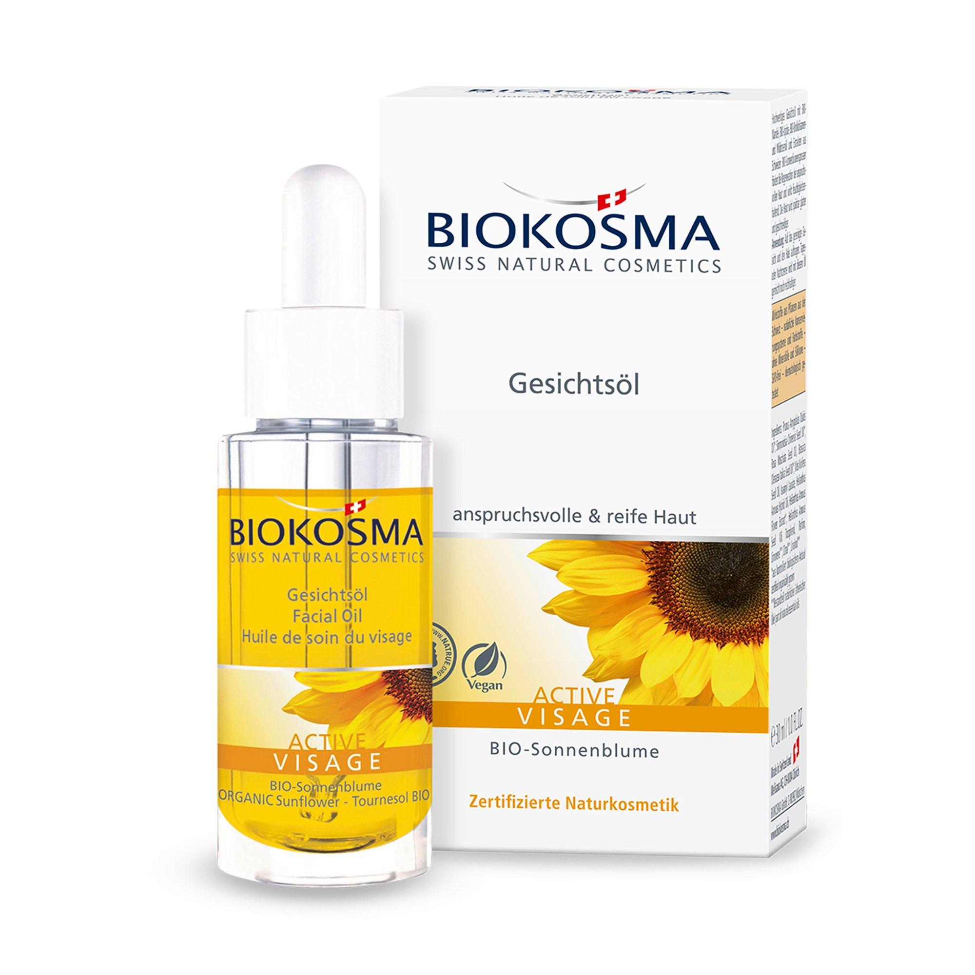 BIOKOSMA ACTIVE Visage Gesichtsöl mit Pipette 30ML 