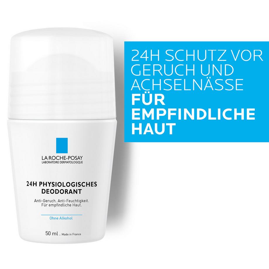 LA ROCHE POSAY  Deo Physio Roll-on Deodorante fisiologico con effetto 24 ore - Roll-on 