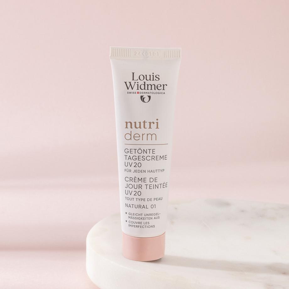 Louis Widmer  nutriderm Getönte Tagescreme UV 20 - Natural 01 
