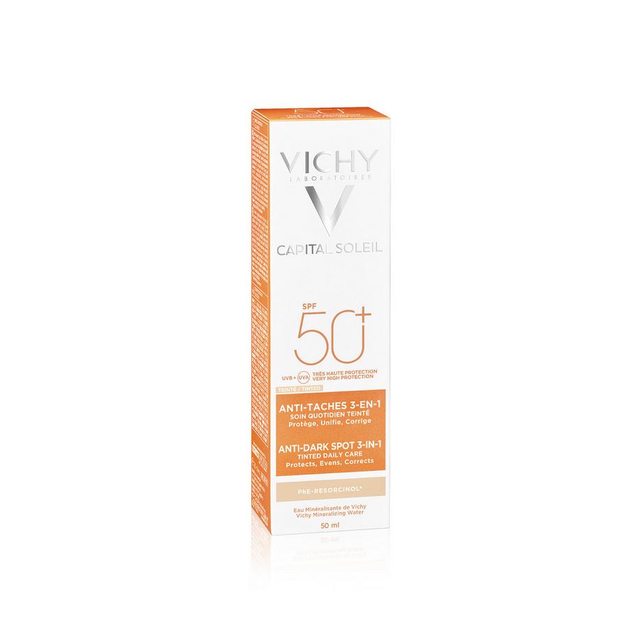 VICHY Ideal Soleil Anti-Flecken Pflege 3in1 SPF50+ Ideal Soleil Crème anti-taches teinté 3en1 SPF50+ 