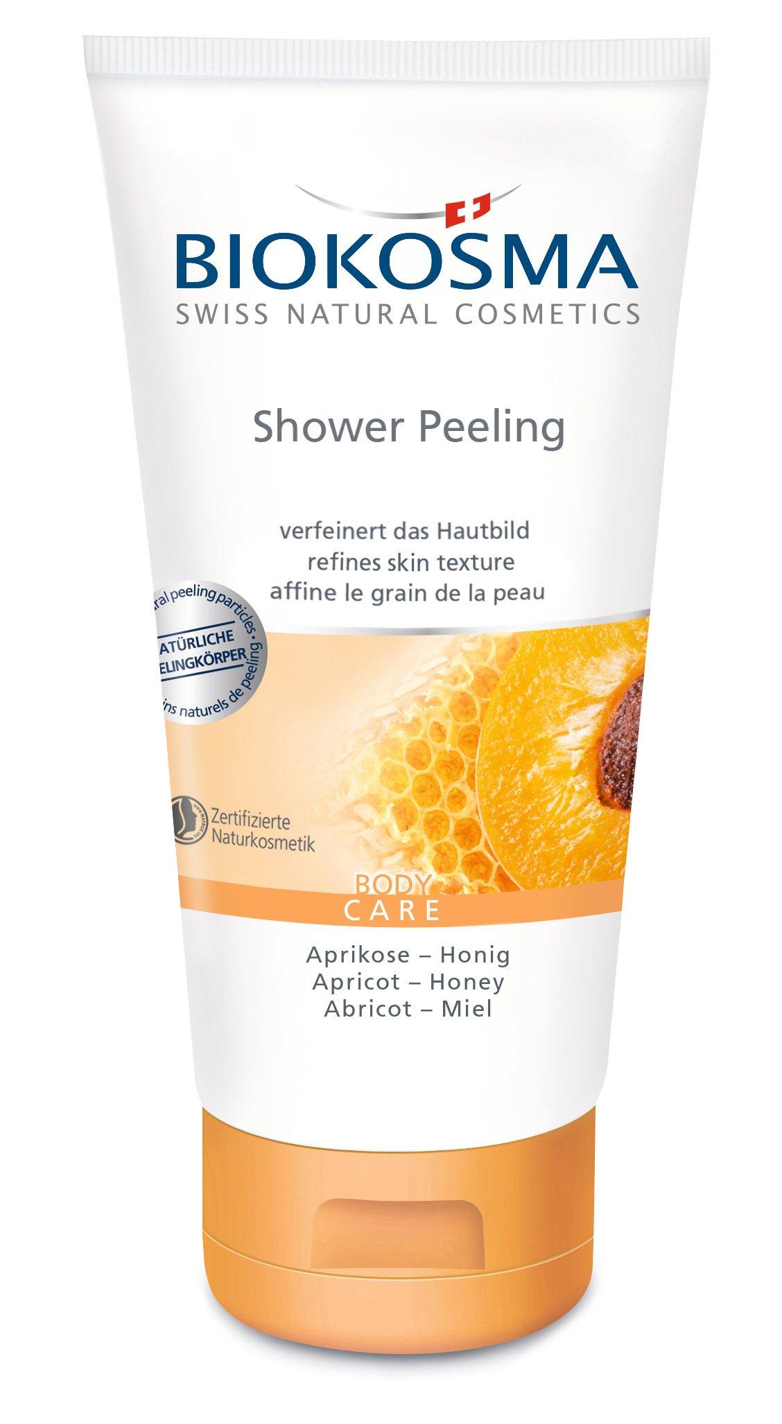 Image of BIOKOSMA Shower Peeling Aprikose-Honig - 150 ml