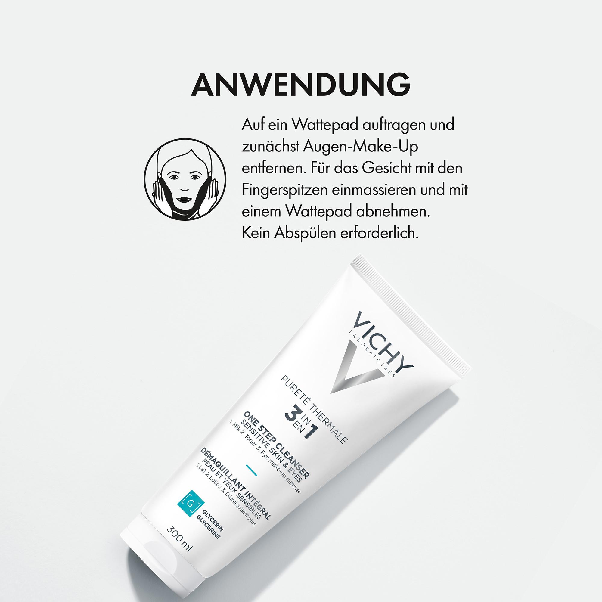 VICHY  Pureté Therm Lait Démaquil 3en1 Pureté Thermale Vollständiges Abschminken 3 in 1 