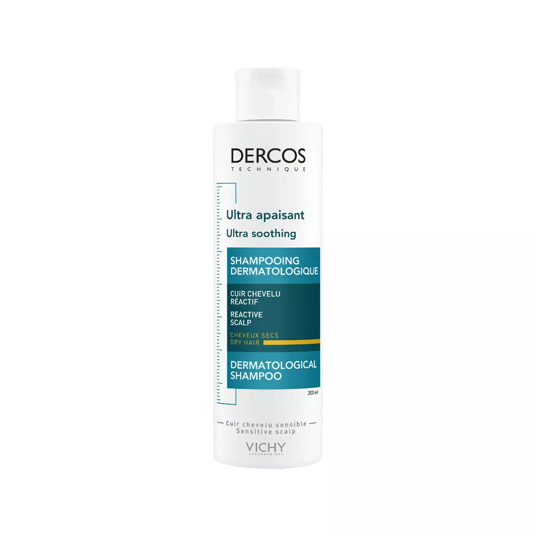 Dercos Champú Ultra Calmante Uso Frecuente Cabello Seco 200ml
