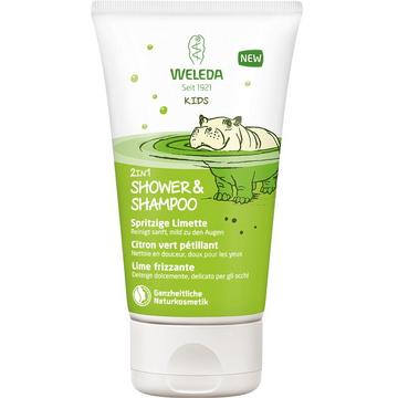 Kids 2 in 1 Shower & Shampoo Citron vert pétillant