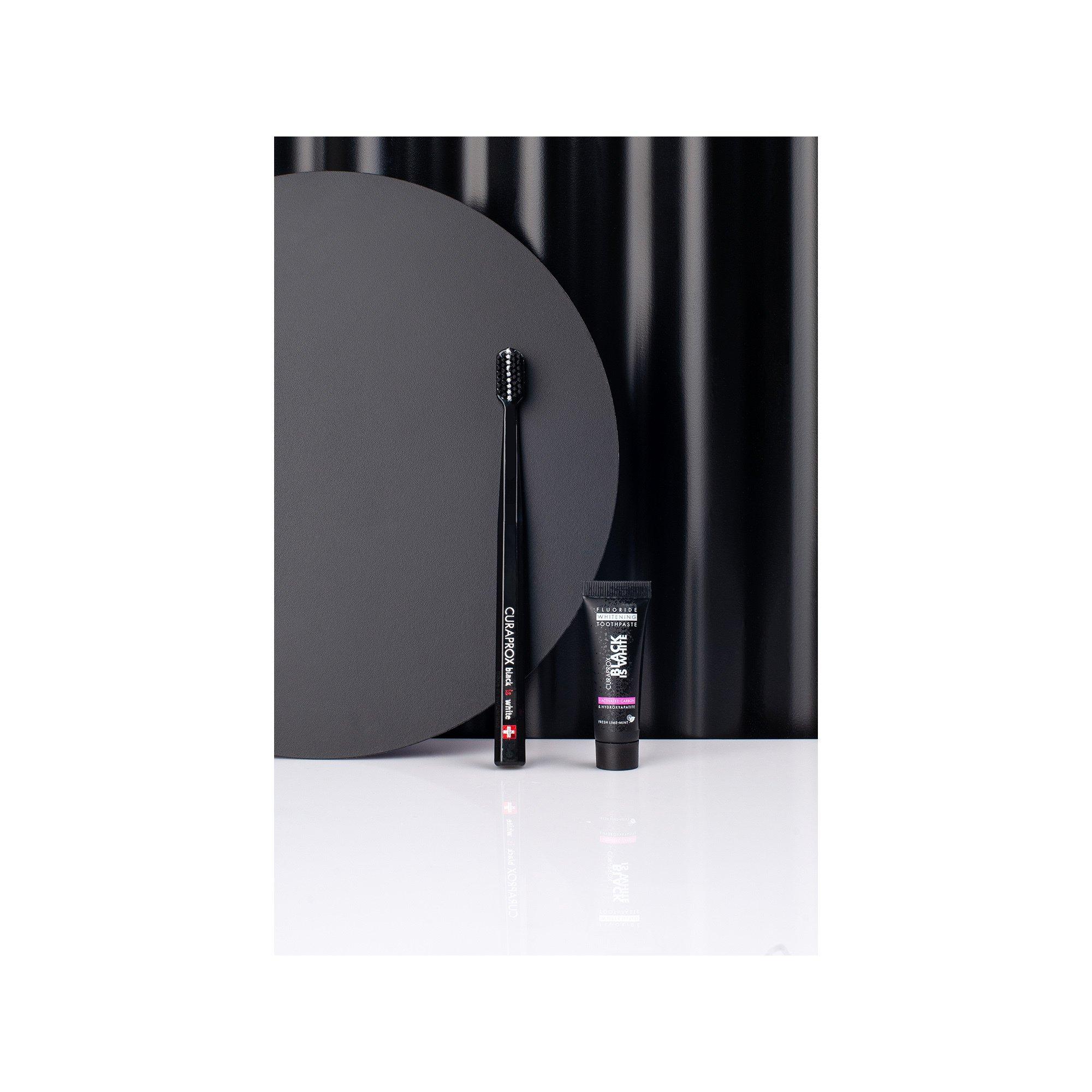 CURAPROX LIGHT PACK Light Pack Black is White, dentifricio 10ml e spazzolino CS 5460 